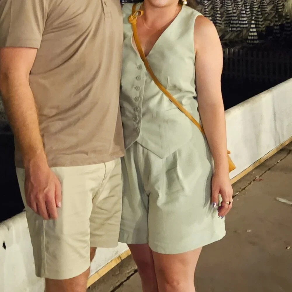 Two Piece Summer Vest Set - Picture 2 of 8